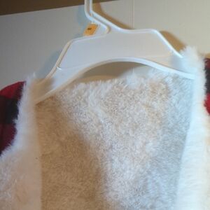 Cozy White Faux Fur Vest